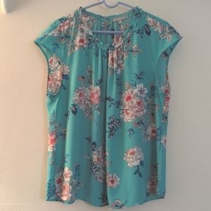 Daniel Rainn Emela Ruffle Neckline blouse- stitch fix